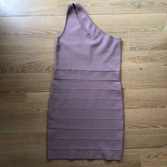 Leith Bandage Tan Taupe Dress (Size: Medium) - Picture 4 of 8